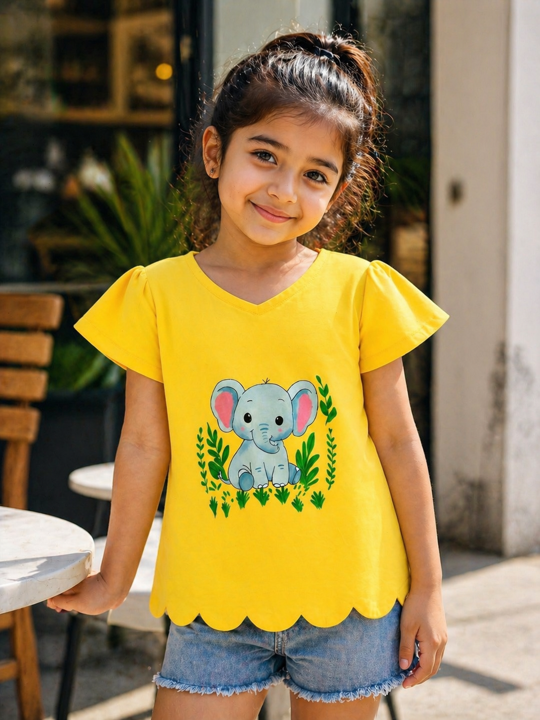 Handpainted Little Ellie Top
