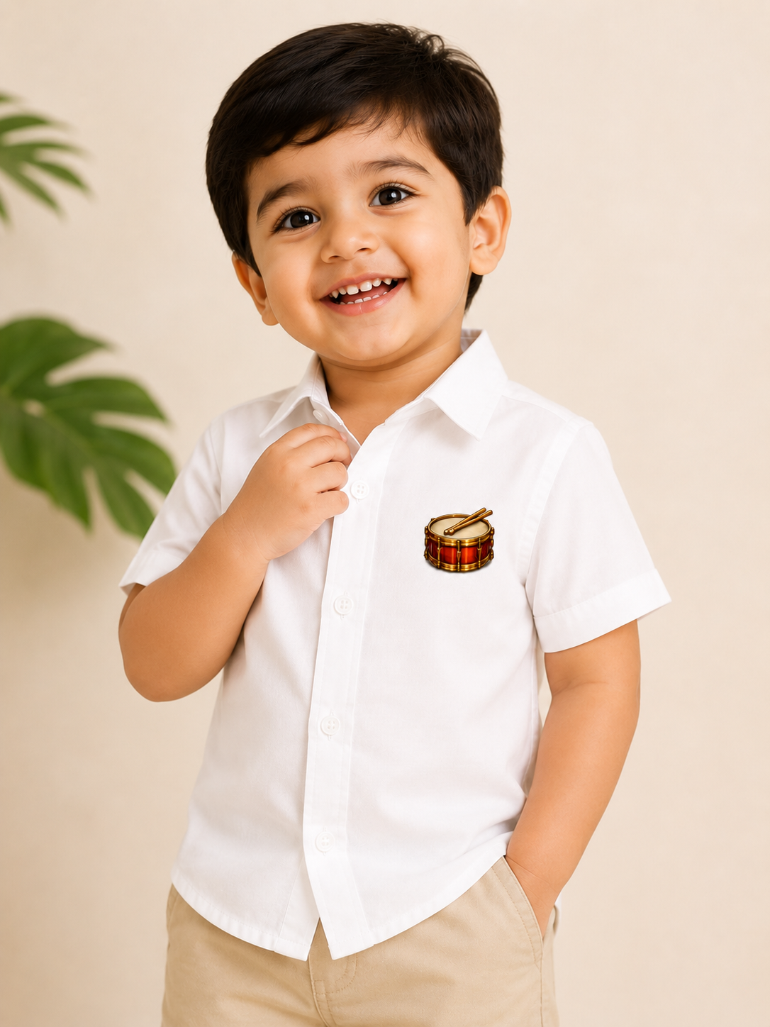Jungle Beats” Boys Premium Graphic Shirt
