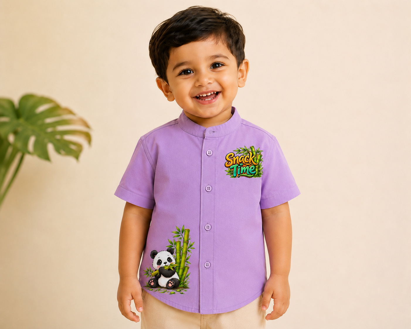 Snack Time Panda Shirt