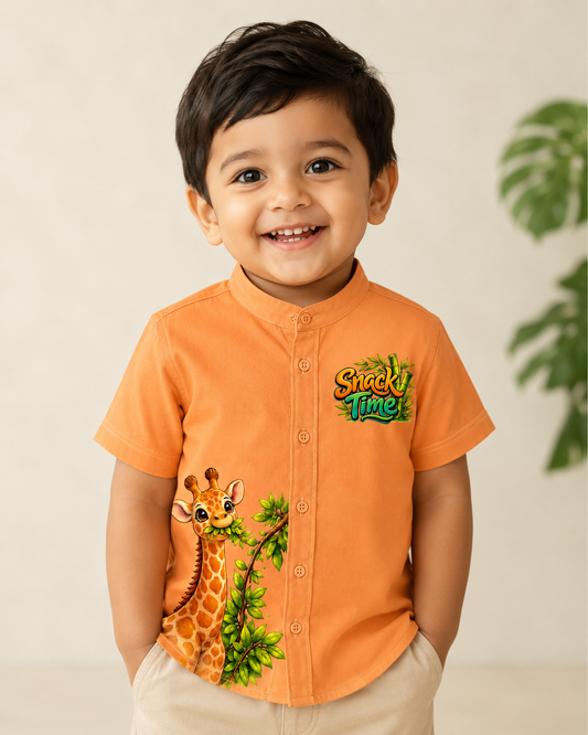 Snack Time Giraffe Shirt