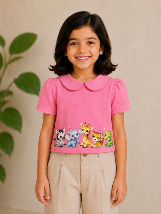 Baby Zoo Parade Crop Top