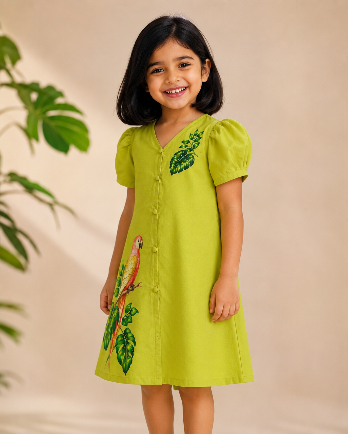 Tropical Parrot Dress